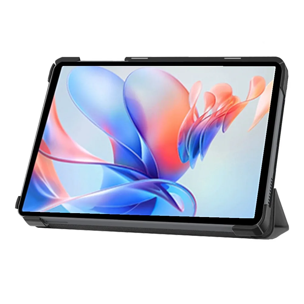 Etui Funda dla ALLDOCUBE IPlay 80 Mini Pro T7830 8.4 cala, inteligentny tablet z trójdzielną składaną podstawką i twardą obudową z PC na tylną stronę. — zdjęcie produktu 4
