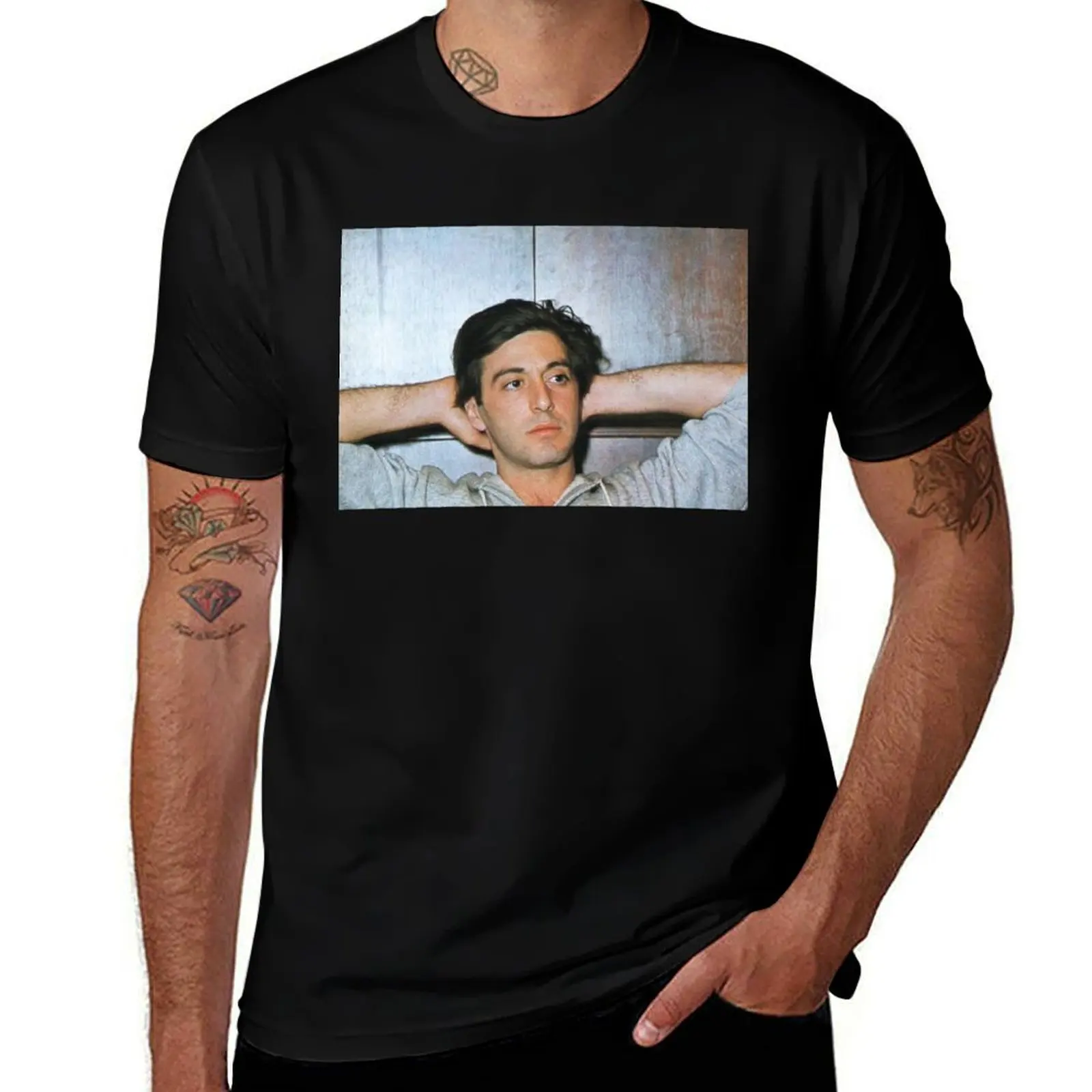 

Al Pacino T-Shirt Everyday Wear Basic Short Sleeve Top