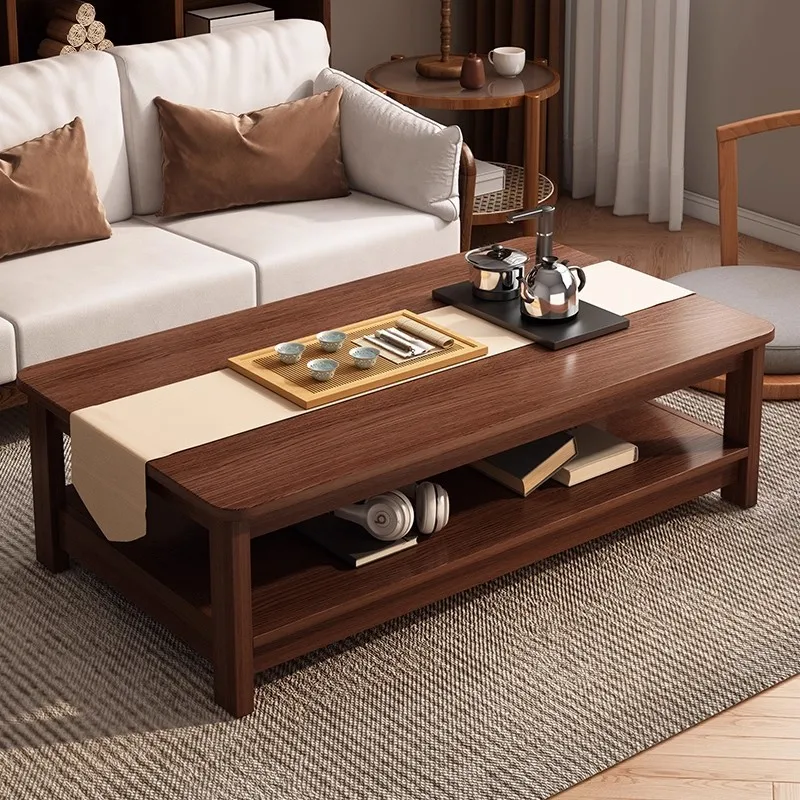 طاولة قهوة على طراز العصور الوسطى لغرفة المعيشة، طاولة شقة صغيرة منزلية، طاولة قهوة منزلية متحركة وبسيطة للإيجار
