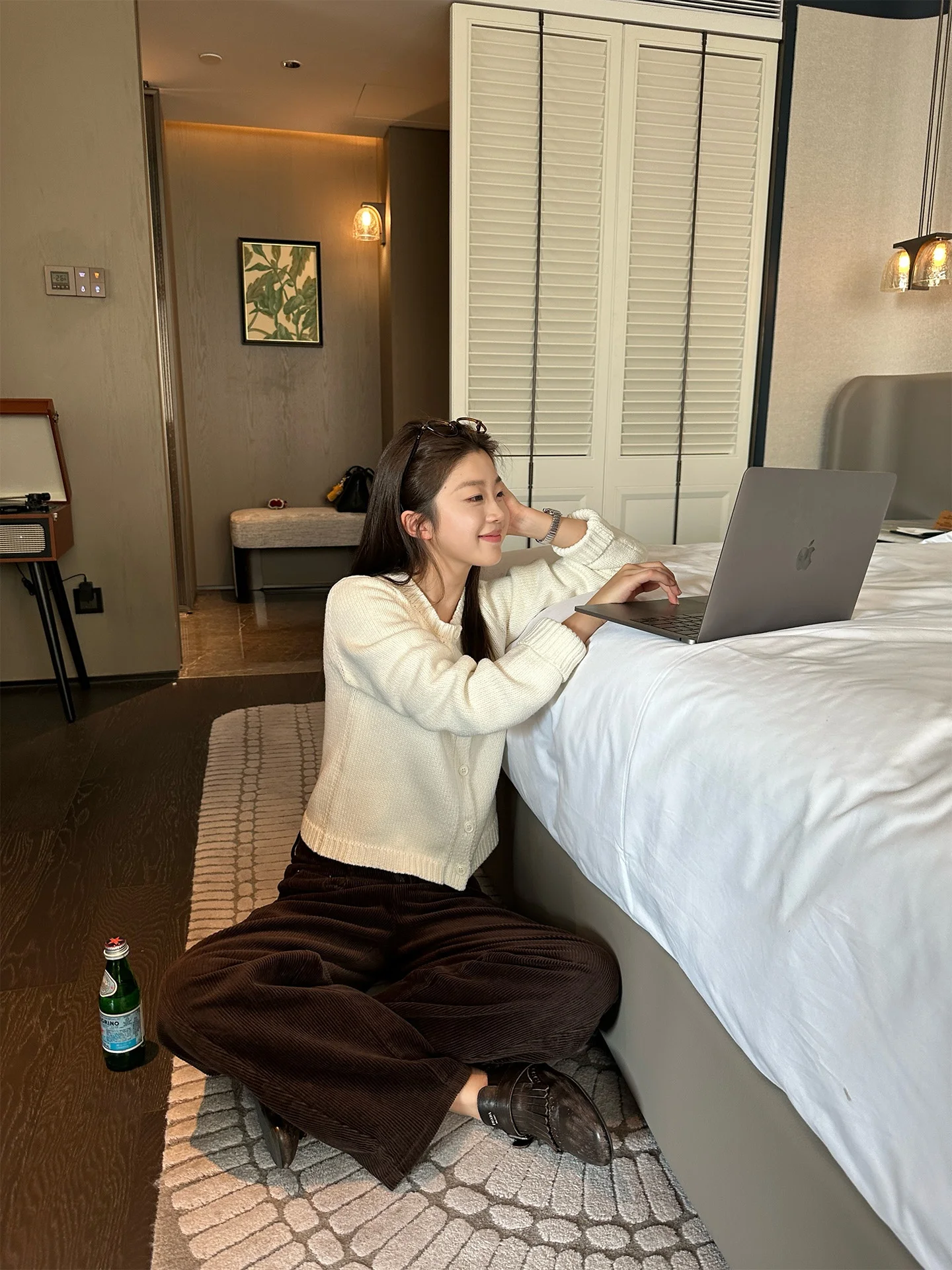 

Женский зимний базовый свитер MultiMath Lazy Long Sve, свободного кроя, из смесового хлопка, белый, комфортный, Ciwalk Sle