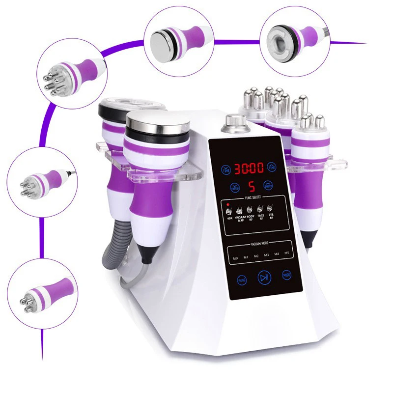 Seven in One, Hot and Cold Induction Device, RF Color Light Microcurrent 40K Body Analyzer