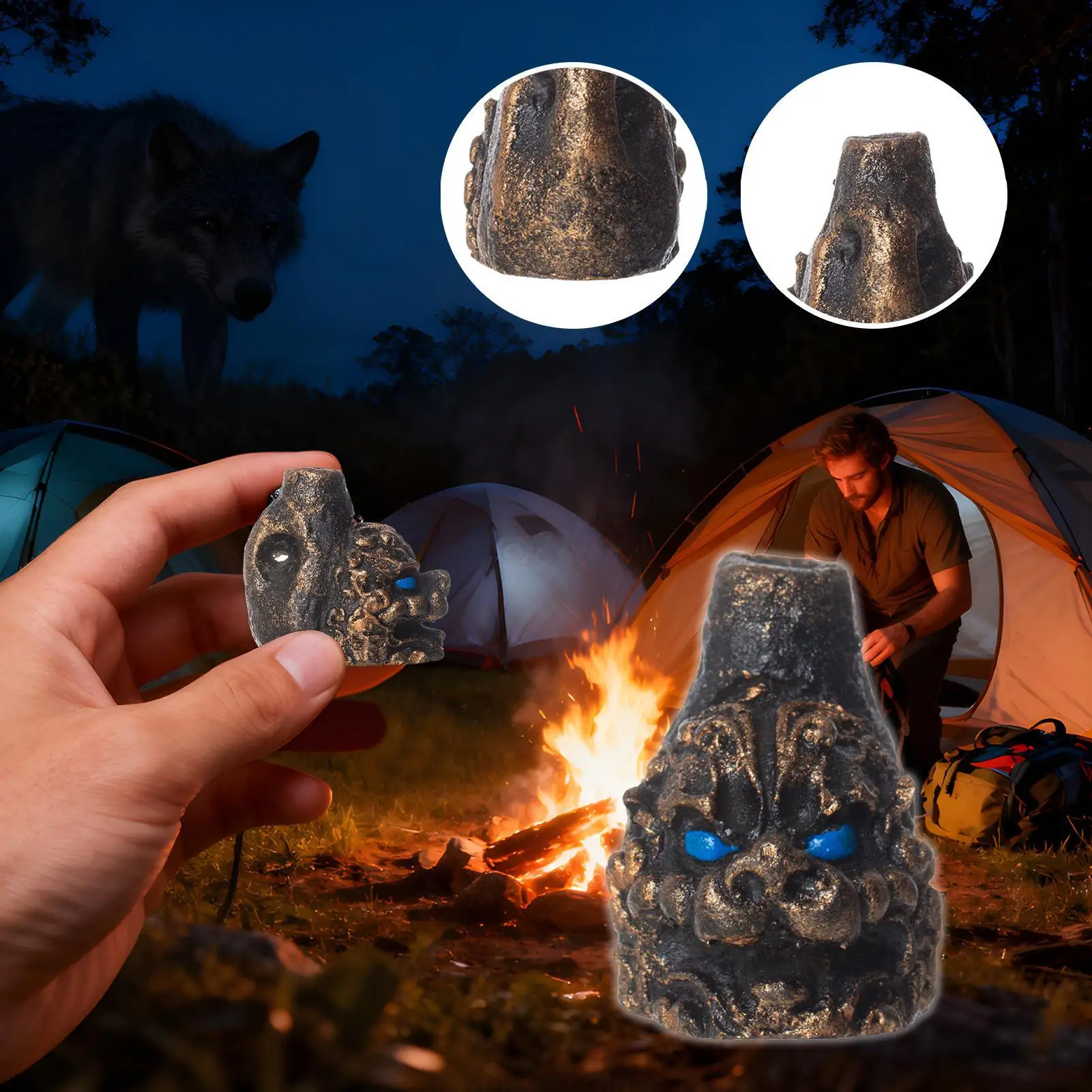 

Scary Whistle Terrifying Practical Trick Toy Outdoor Adventures Clay Scream Whistle For Men Women Boys Girls Teens Wife