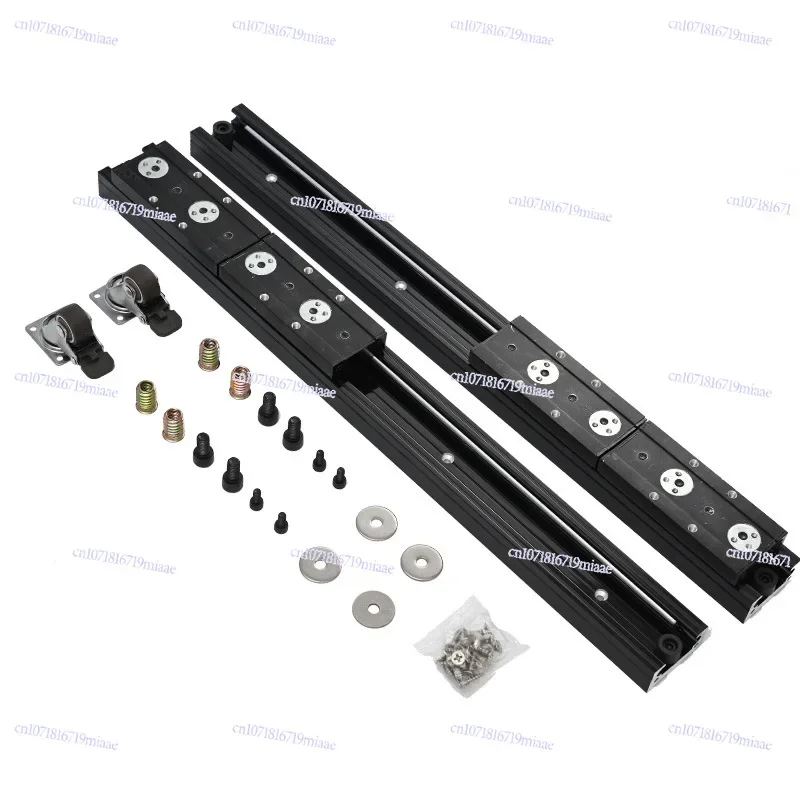 Rotating Island Slide Rail Hardware Accessories Pull-out Island Track Slide Translation Retractable Island Table Guide Rail