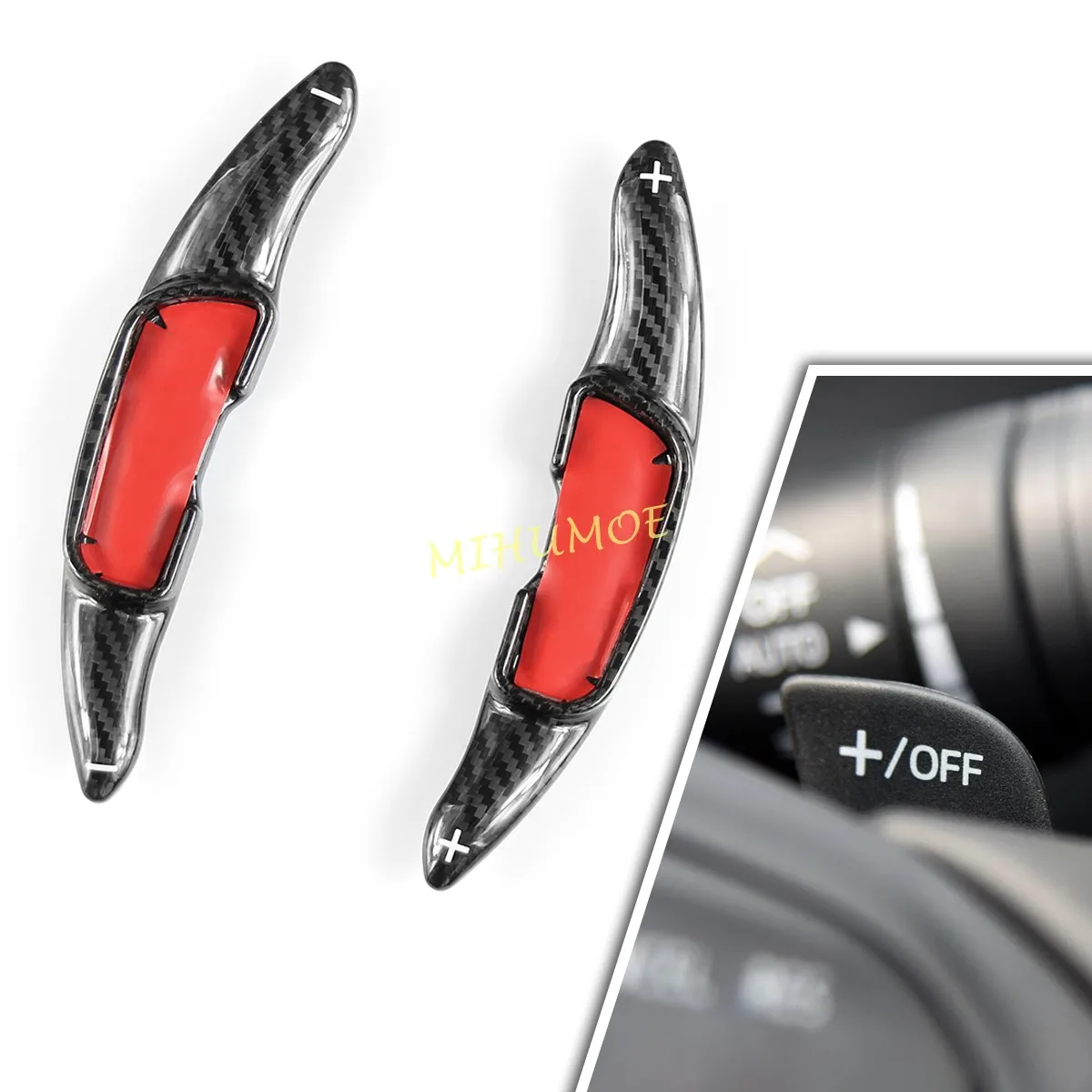 

Для Mazda 3 и 2013-2023 2014-2018 Mazda 6, рулевое колесо из настоящего углеродного волокна, рычаг переключения передач, аксессуары, накладки