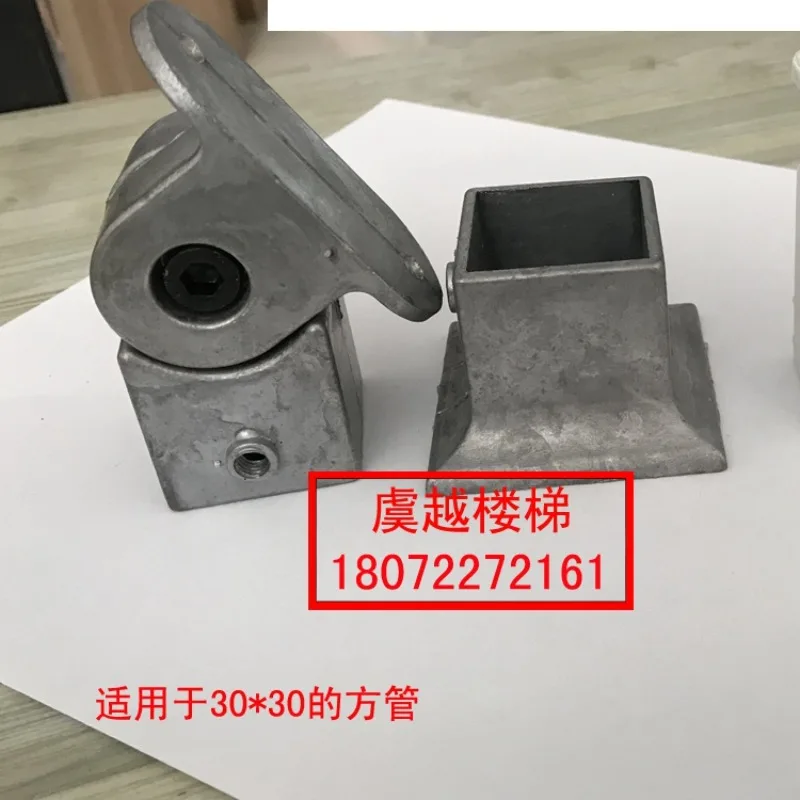 ملحقات عمود الدرج من الحديد المطاوع، الملحقات العلوية والسفلية، ملحقات تركيب الدرابزين، سبائك الألومنيوم تهز ح #4