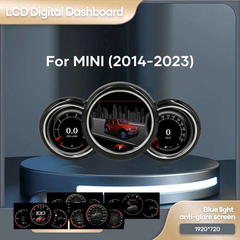 

12.3'' Digital dashboard For BMW MINI 2014-2023 Years LCD Dashboard Panel Speedometer Virtual Cockpit Instrument