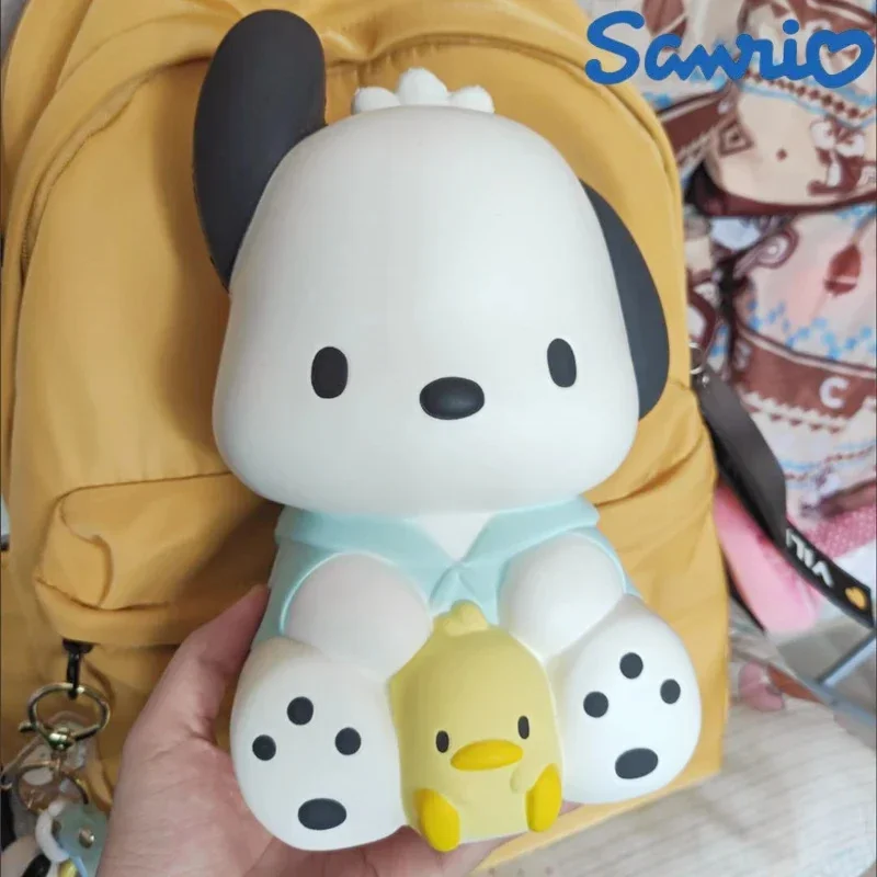 Sanrio Slow Rebound Pinch Pochacco Cinnamoroll Doll New 21cm Desktop Decoration Girly Heart Healing Stress Relief Toy Kids Gift