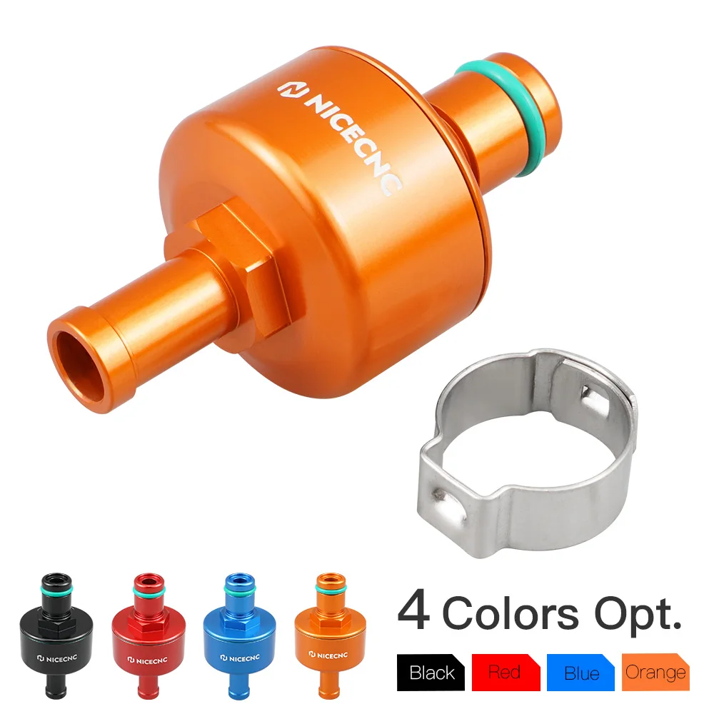NICECNC فلتر الوقود ل KTM EXC XC XCW ستة أيام TPI SXF XCF EXC-F XCF-W 150 250 300 350 450 500 التصنيع باستخدام الحاسب الآلي 6061-T6 الألومنيوم