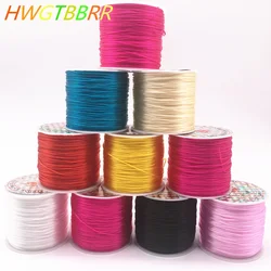 50M/Roll  Colorful Flexible Elastic Crystal Line Rope Cord For Jewelry Making Beading Bracelet Wire Fishing Thread Rope