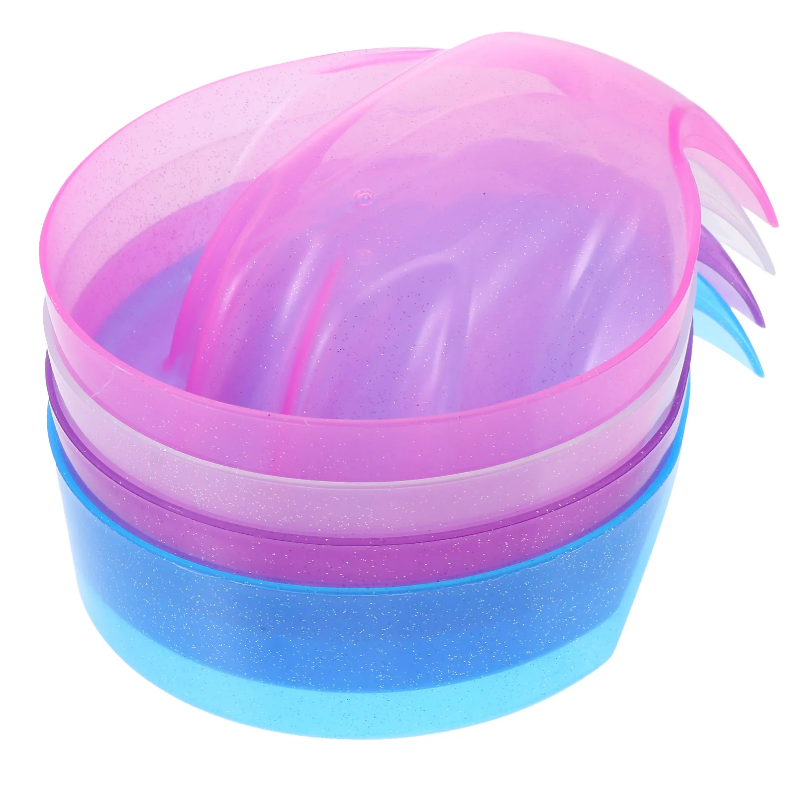 

4Pcs Premium PP Manicure Bowls Nail Soaking Tray for Nail Art Supplies and False Nails Removal Manicure Bowls Hand Soak Bowl