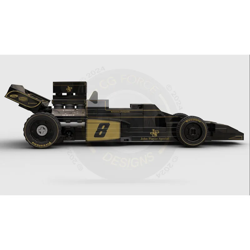 

MOC-85545 Новая модель гоночного автомобиля F1 Formula, 183, детали, детский строительный блок на день рождения для мальчиков, игрушка в подарок