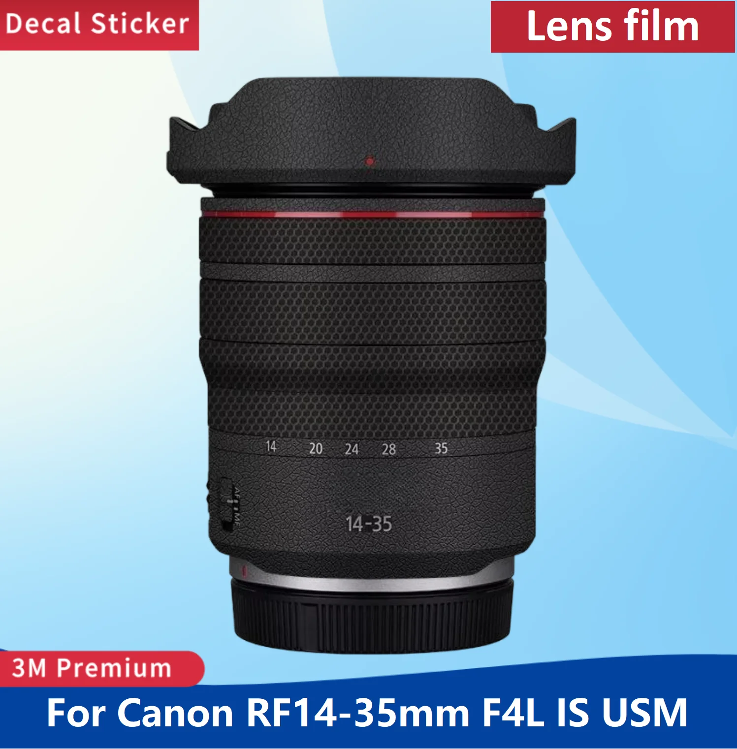 

Защитная пленка для объектива RF 14-35mm F4 L IS USM, наклейка для защиты от царапин, защитная пленка для корпуса объектива Canon RF14-35 F4L