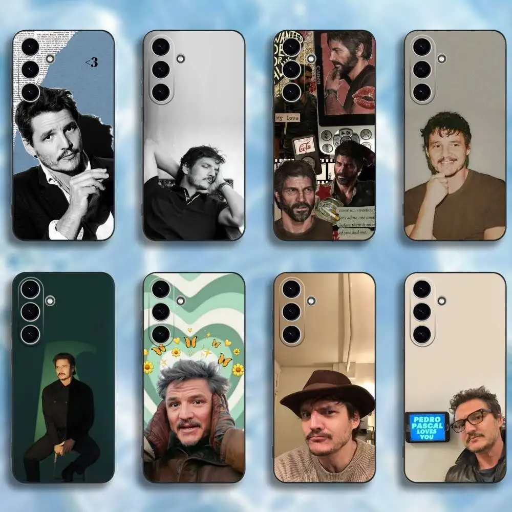 

P-Pedro A-Actor Pascal Phone Case For Samsung Galaxy A73,A72,A71,A70,A53,A52,A51,Soft Silicone Black Cover