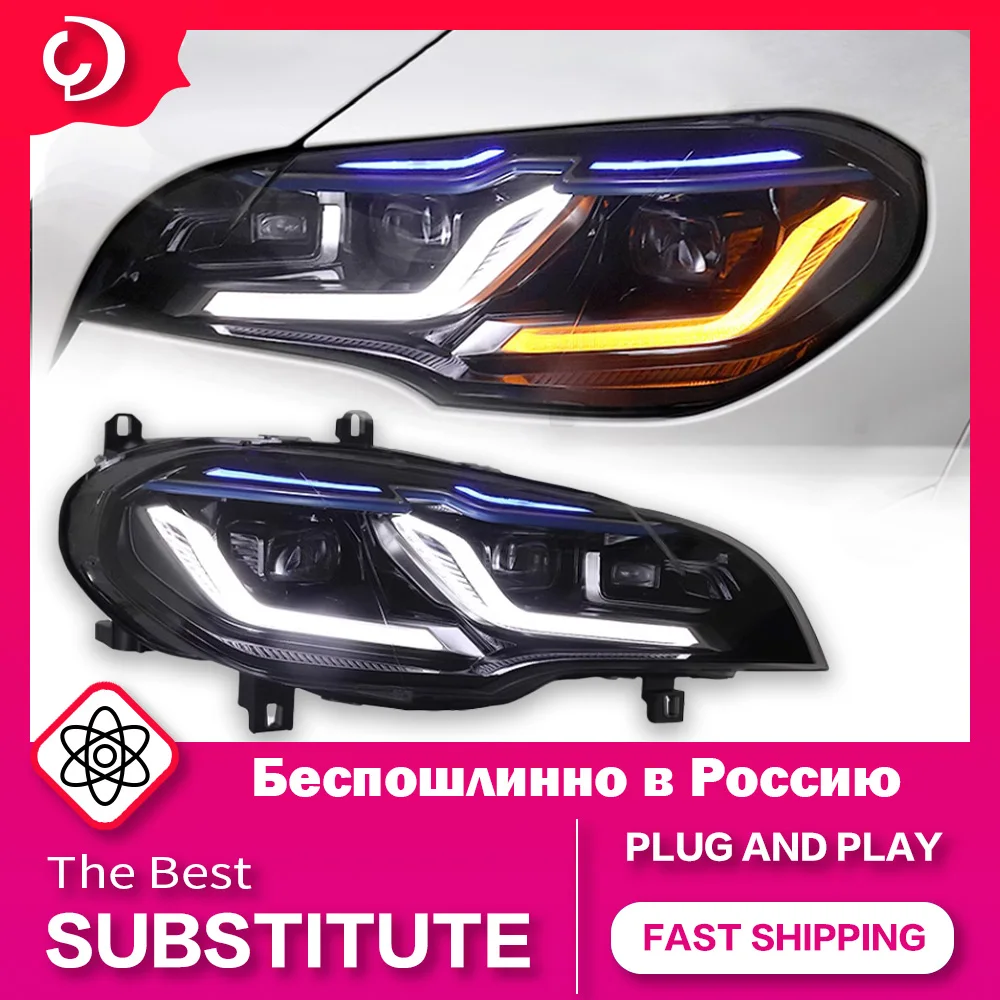 

AKD Car Styling Headlights for BMW X5 E70 2007-2013 LED Headlight DRL Turn Signal Light Led Projector Auto Accessories