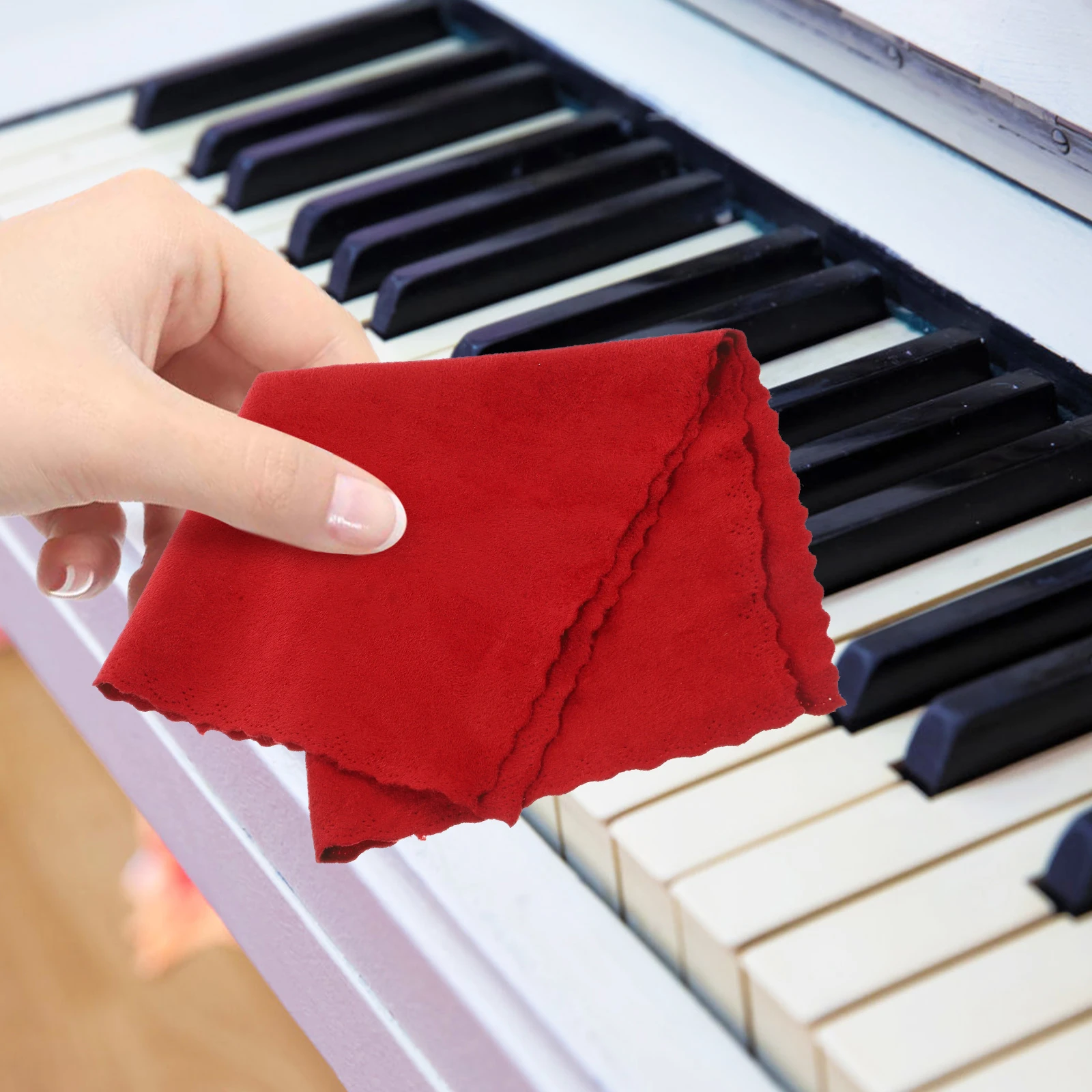 

Piano Maintenance Set Keyboard Dust Covers Stool Golden Baby Cloth Electronic