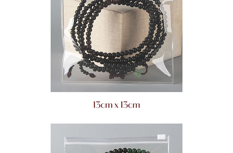 10/20PCS Transparent Plastic Pouches PVC Zipper Bag For Jewelry Bracelet Necklace Earrings Gift Storage Small Business Packages