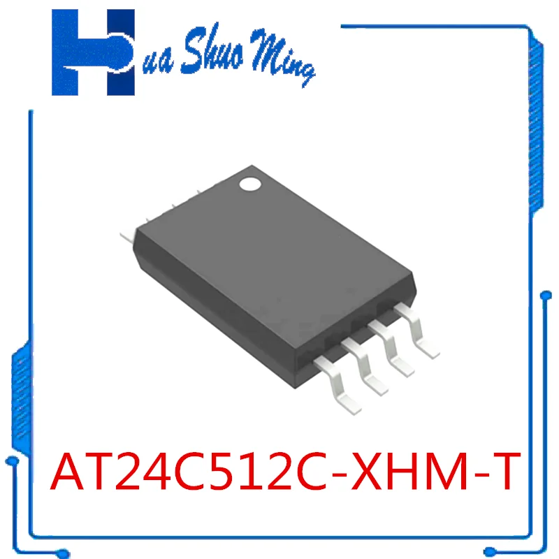 5Pcs/Lot  AT24C512C-XHM-T AT24C512C-XHM AT24C512C AT24C512 AT24C AT24 TSSOP8