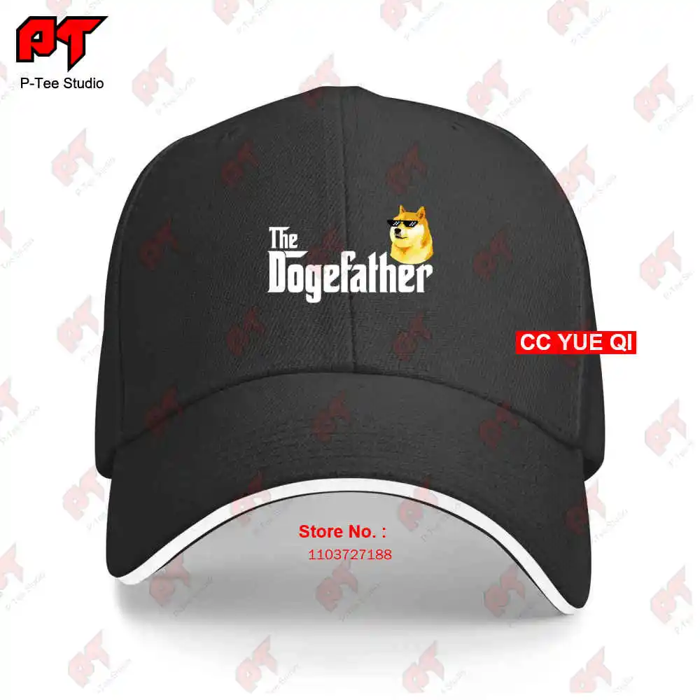 The Dogefather Dogecoin Doge Hodl On The Moon Baseball Caps Truck Cap 1ECA