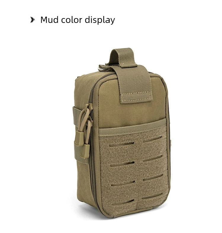 Tactical MOLLE First Aid Pouch 600D Nylon Water Resistant EDC Medical Bag Organizer for Outdoor Hunting Hiking Camping