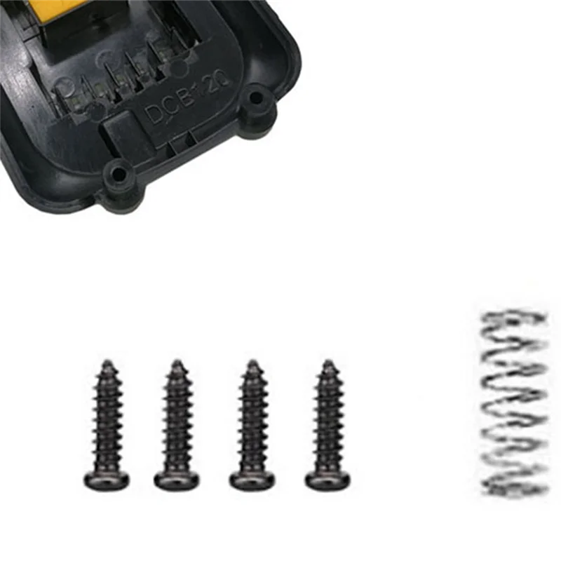Caja de plástico de batería DCB120 para batería de iones de litio Dewalt 10,8 V 12 V Dcb125 Dcb127