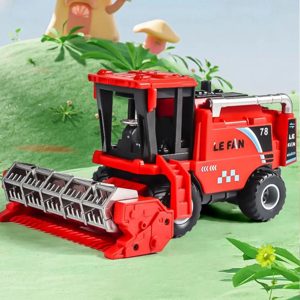 Harvester Simulation Farm Harvester Toy Tractor Toy Dump Truck Kids Farmer Cart Toy Crane Intellectual Development