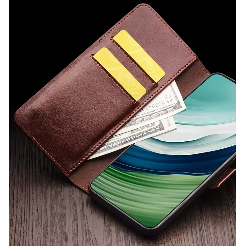 Fashion Magnetic Phone Case for Huawei Mate 60 Genuine Leather Carcasa for Huawei Mate 60 Pro Funda Skin Mate 60pro+ mate60pro