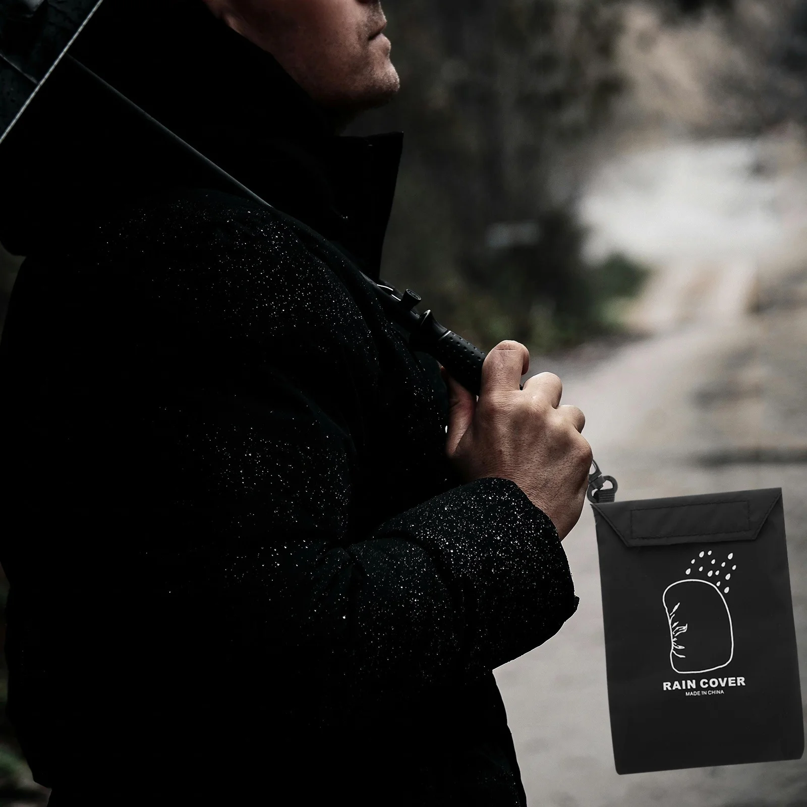 

Heavy-Duty Outdoor Hiking Rain Cover Clip Pouch Hook Loop Closure Camping Storage Organizer Small Items Coins Clip Pouch