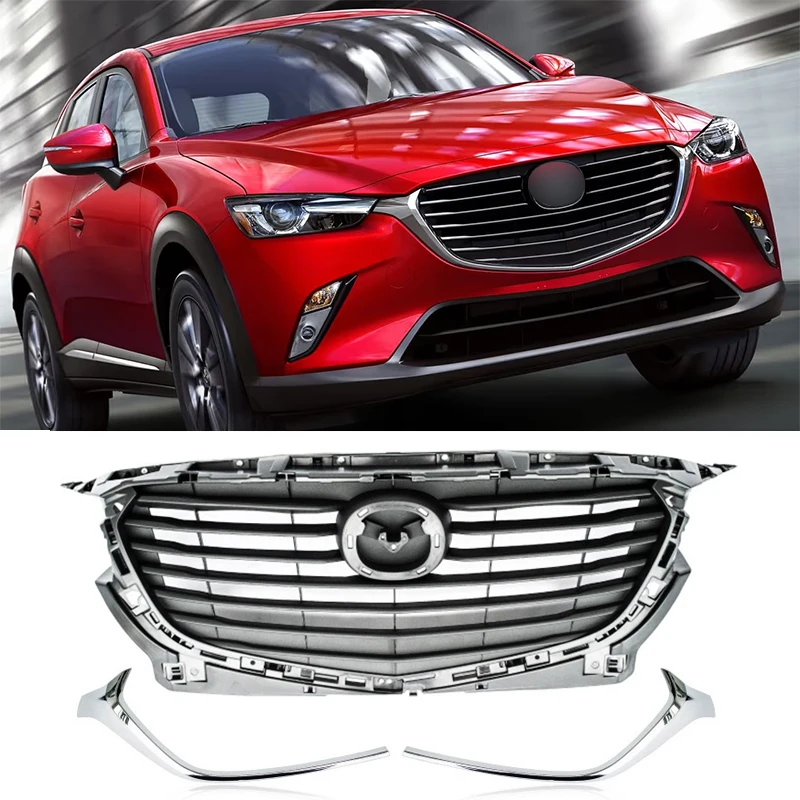

Original High Quality ABS Material Car Grill Durable Air Intake Ventilation Grid for CX-3 Front Grill Appearance Accessories
