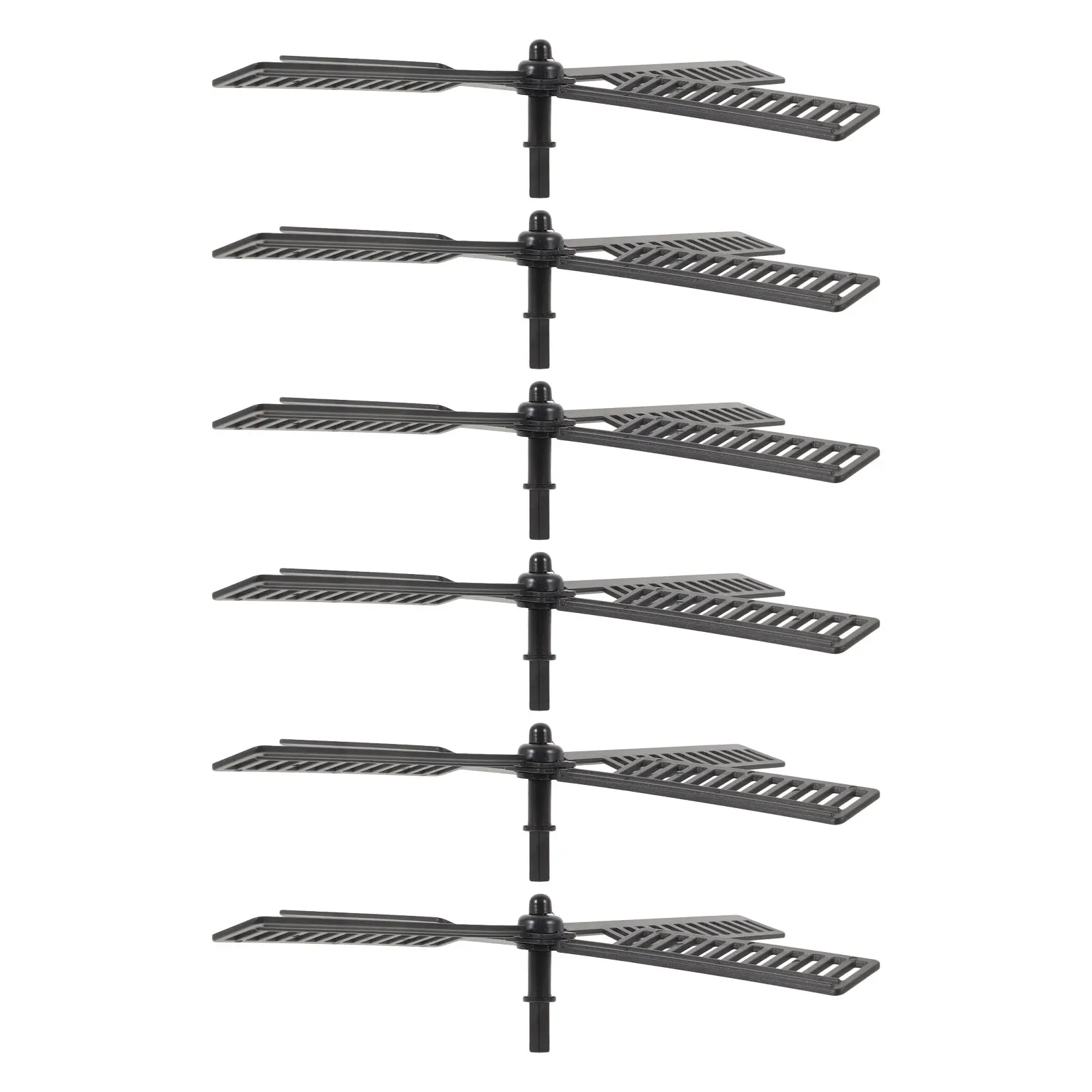 

6pcs Plastic Windmill Blades 21Cm Decorative Replacement Leaves For Garden Yard Outdoor Use Windmill Accessories
