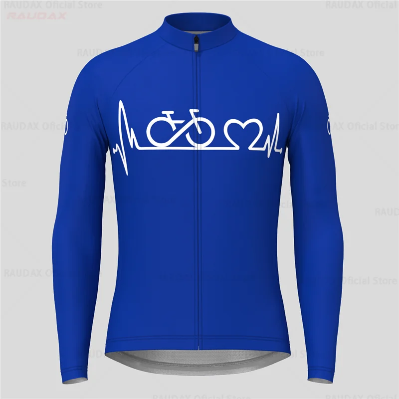 2023 Long Sleeves Cycling Jerseys Man’s Breathable Bike Jerseys Quick Dry Mountain Road Bike Riding Cycling Shirts 16 Colors