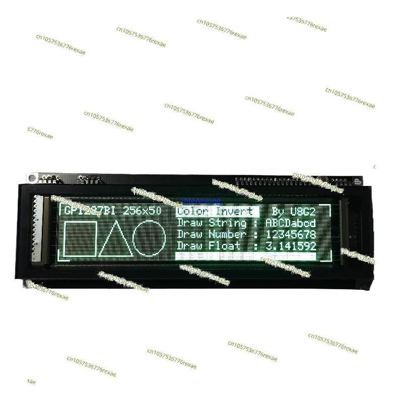 

For VFD Fluorescent Display 6.1 Inches VFD256x50 GP1287 Fluorescent Graphic Dot Matrix Display Module