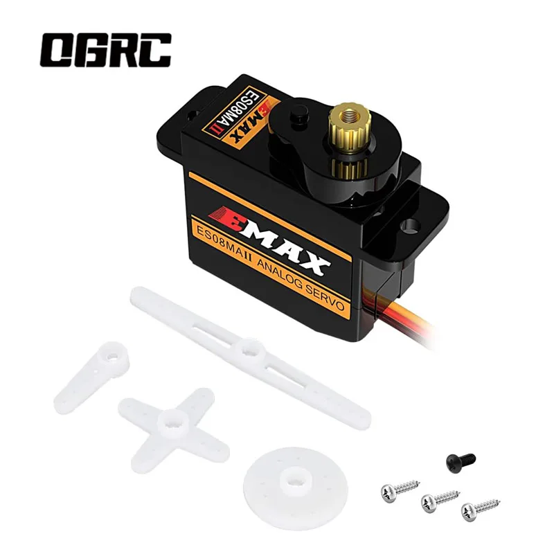 

OGRC Emax Servo ES08MAII 12g Analog RC Servo for 1/24 Axial SCX24 Bronco/JLU/C10/Gladiator/Deadbolt/B17 RC Crawler Car Parts