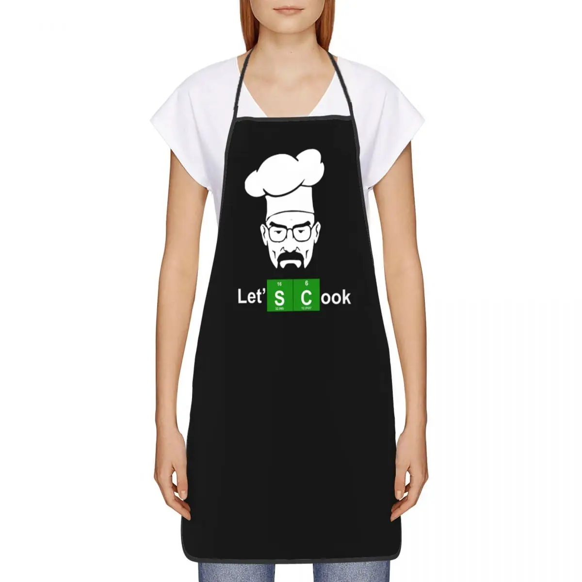 Unisex Breaking Bad Let's Cook Apron Adult Women Men Chef Tablier Cuisine for Kitchen Cooking Funny Gardening