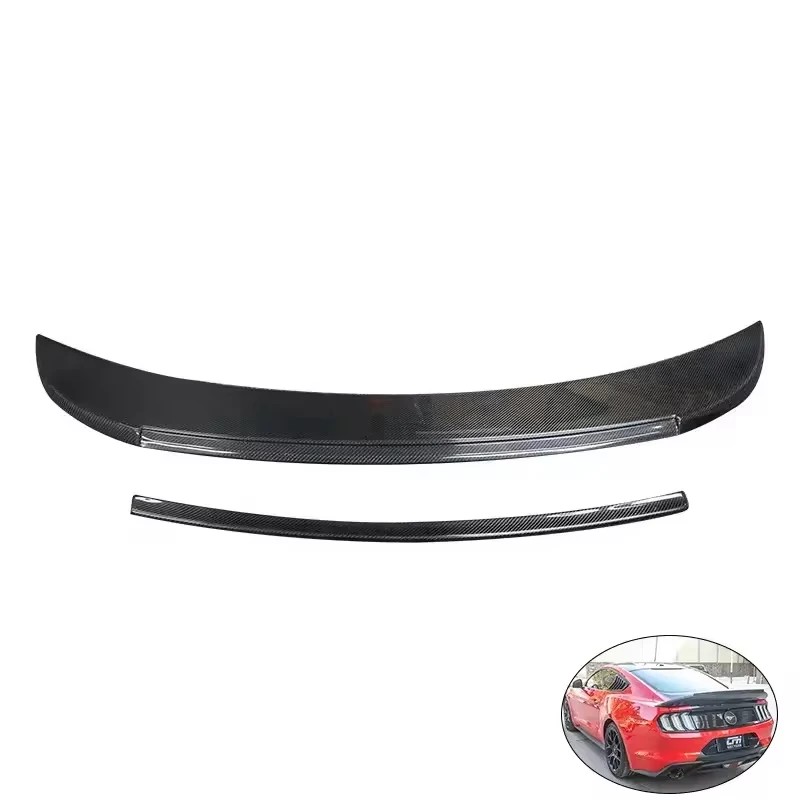 

Langyu Car Modification Accessories Trunk Rear Spoiler Carbon Fiber Tail Wing For Ford Mustang 15-21 Rear Spoiler