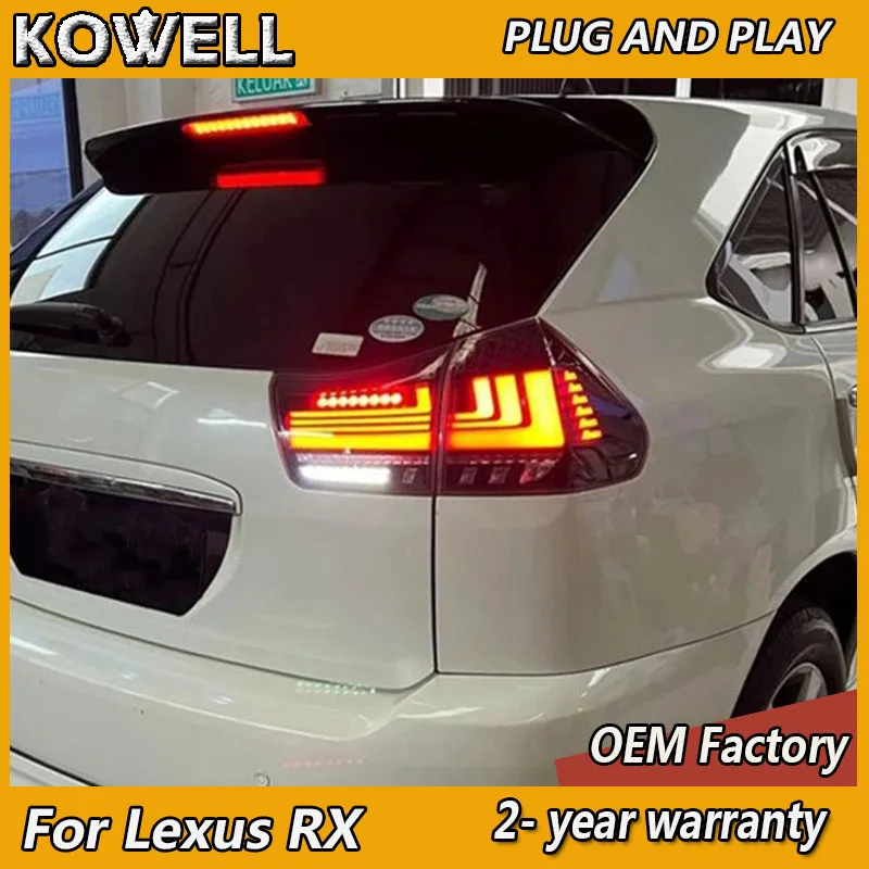 

Стайлинг автомобиля для Lexus RX: задние фонари 2004-2008 RX330, RX300, RX350, RX400 (DRL, противотуманные, стоп-сигналы, поворотники, фонари заднего хода)