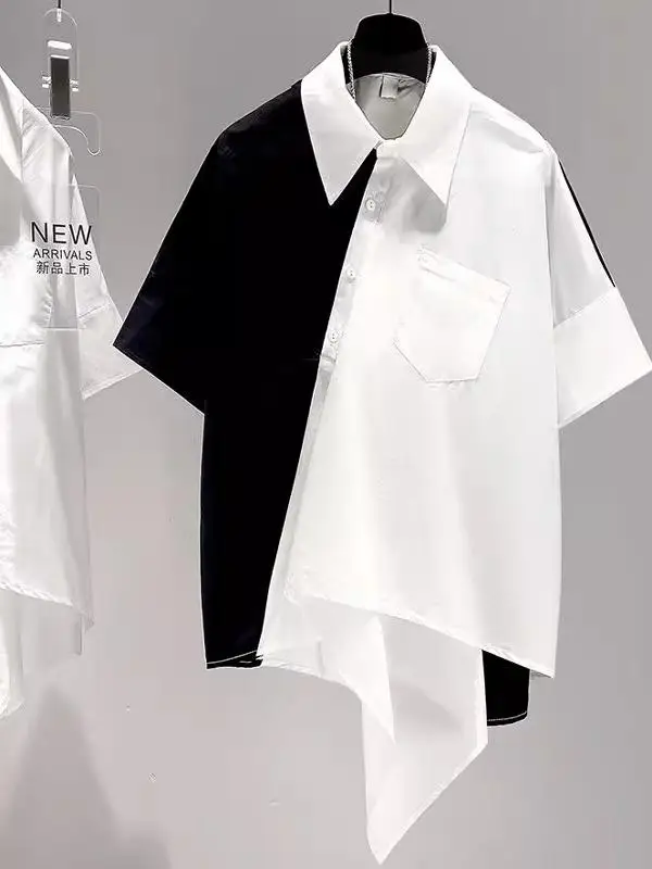 

plus Size 300 Pou ex Casual Summer T-irt ort Sve Asymmetric irt Youth ular Breathable Loose Fit irt