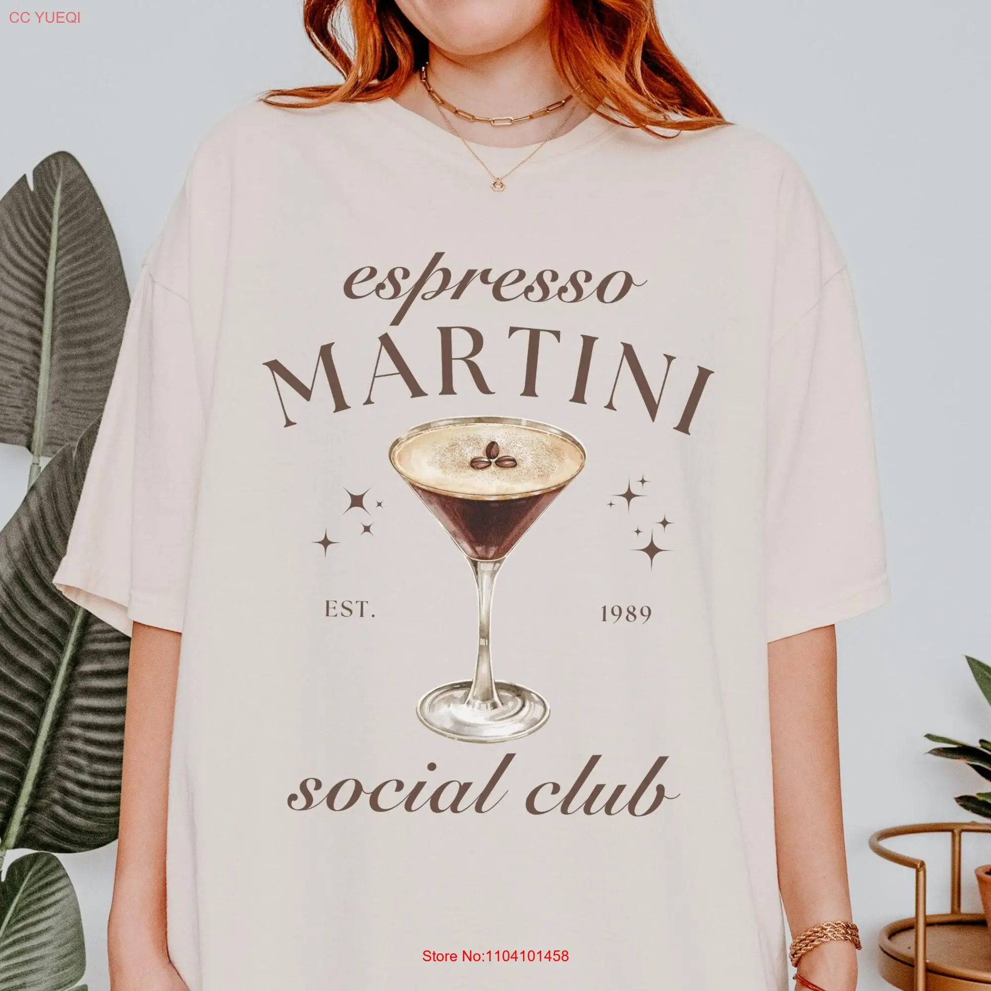 Espresso Martini T Shirt Expresso Please Cocktail Social Club Comfort Colors Lover Drinking long or short sleeves