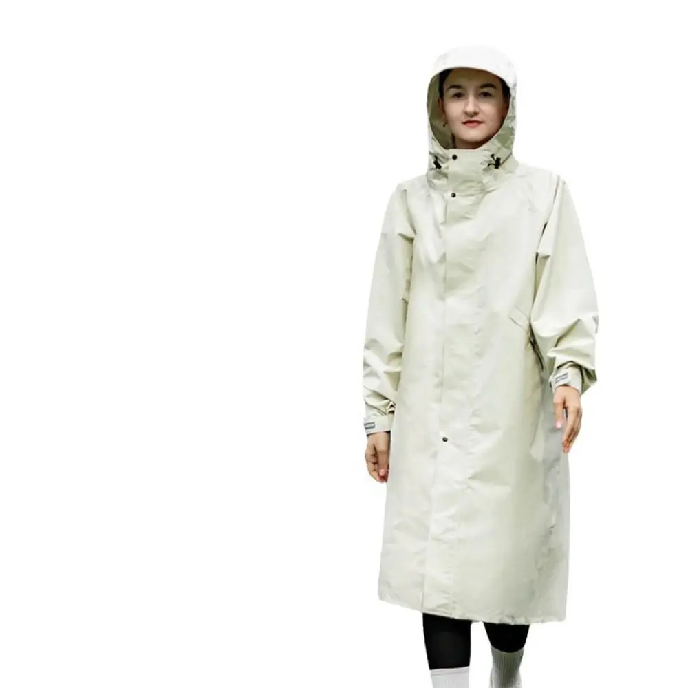 

Длинное пончо для электромобиля, цельный костюм с застежкой-молнией, плащ для всего тела, дизайн с капюшоном, непроницаемый материал