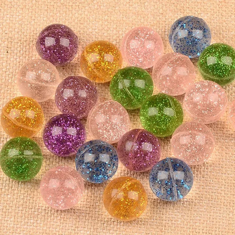 30MM Palla rimbalzante Glitter Bambini Giocattoli Ragazzi Ragazze Balle Rebondissante Kinder Spielzeug Palle per bambini Giocattoli