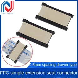 1Pcs/lot FFC/FPC Extension board 30/40/50P cable extension connector Simple extension seat 0.5mm pull type