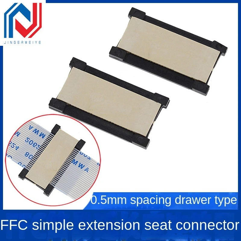 1 sztuk/partia FFC/FPC płyta rozszerzeń 30/40/50P złącze przedłużające kabla proste przedłużenie siedzisko 0.5mm typ ciągnięcia