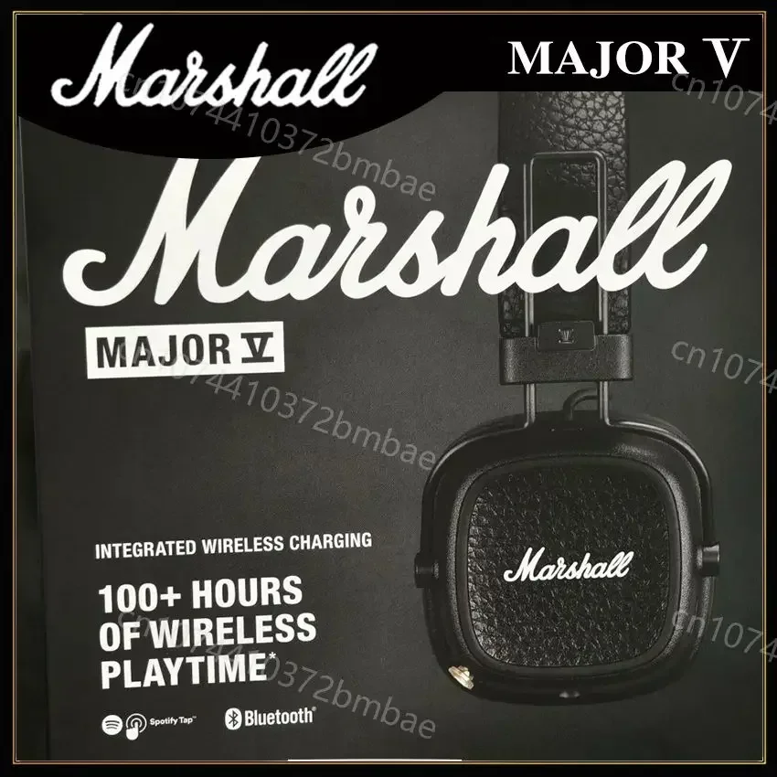 Marshall Major V 5 Wireless Bluetooth Headphones Classic Earphones Deep Bass Foldable Pop Rock Retro Music Microphone Headset