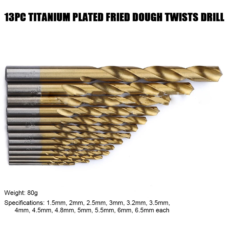 

13/19/98Pcs Cobalt Drill Bit Spiral Screw Metric Composite Tap Drill Cutting Drilling Polishing Woodworking HSS Power Tools