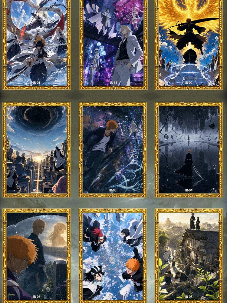Limited Edition BLEACH Cards Thousand-Year Blood War Metal Collector Cards Exquisite Anime Premium Metal Collection Cards