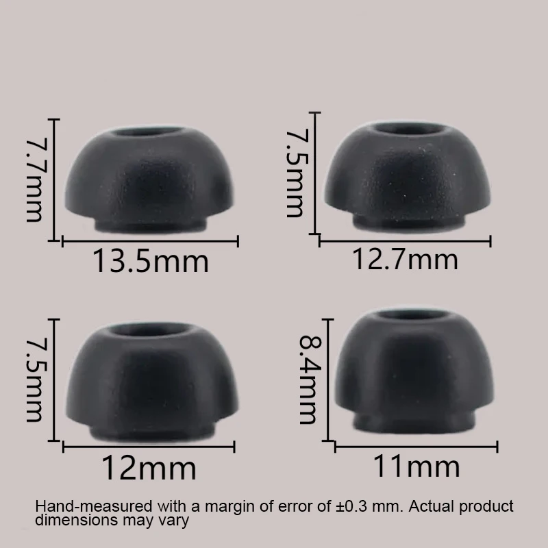 Ear Tips for Samsung Galaxy Buds 4 Pro (2026)/Buds 3Pro (2024),1 Pairs Memory Foam Eartips Earbuds Earplug Replacement Accessory