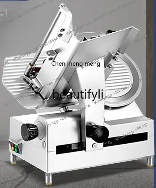 

Commercial slicer, sheep beef roll frozen meat planer, desktop planer