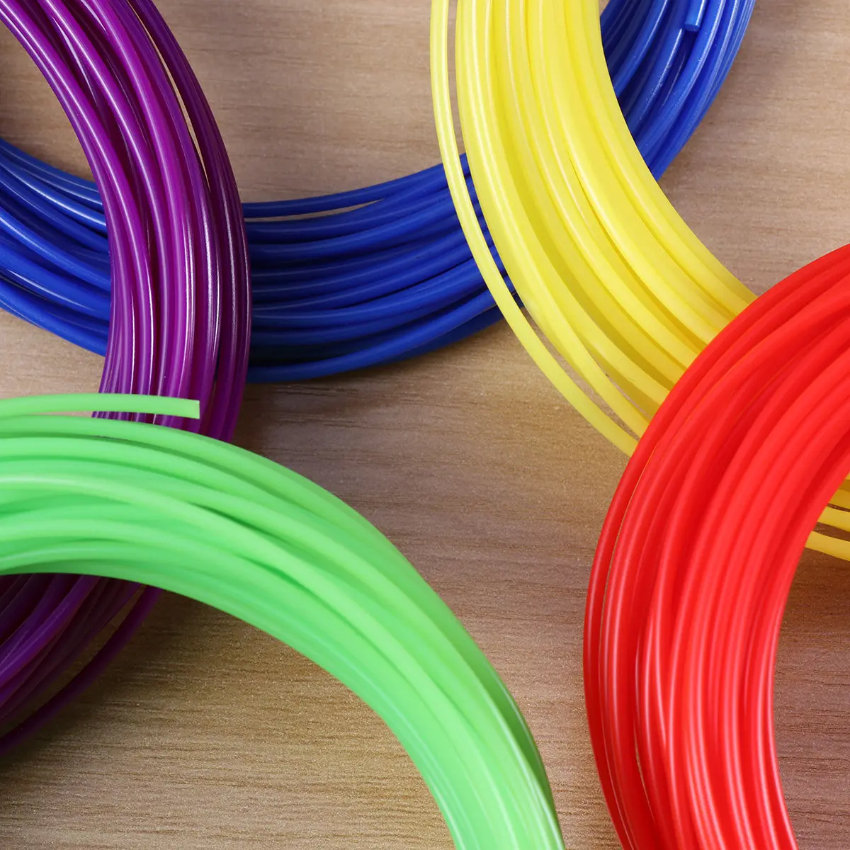 

5 шт. сменных катушек филамента для 3D-ручки, 10 м (5 м на катушке), АБС-пластик, прочный, с низкой усадкой, высокопрочный, экологически чистый