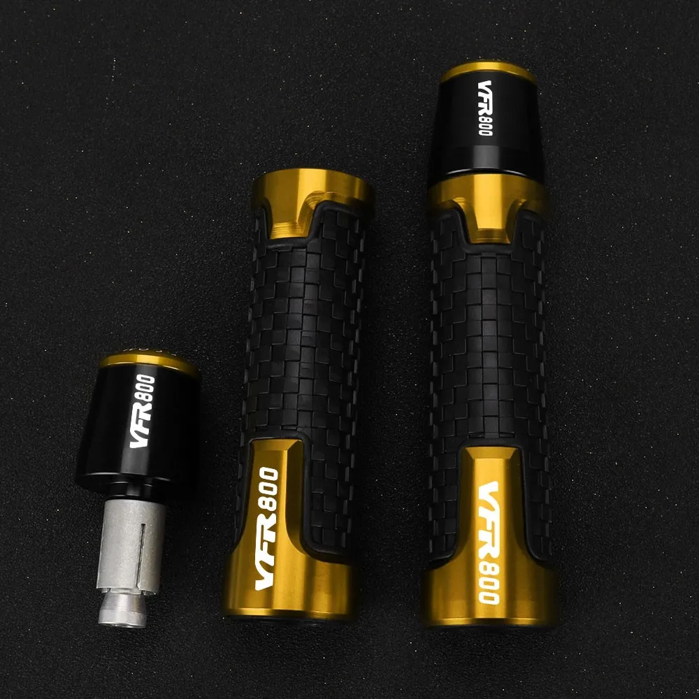 لهوندا دراجة نارية VFR800 VFR800F VFR800X VFR 1200 X VFR1200X 7/8 ''22 مللي متر CNC مقود غطاء نهاية المقابس المقود القبضات