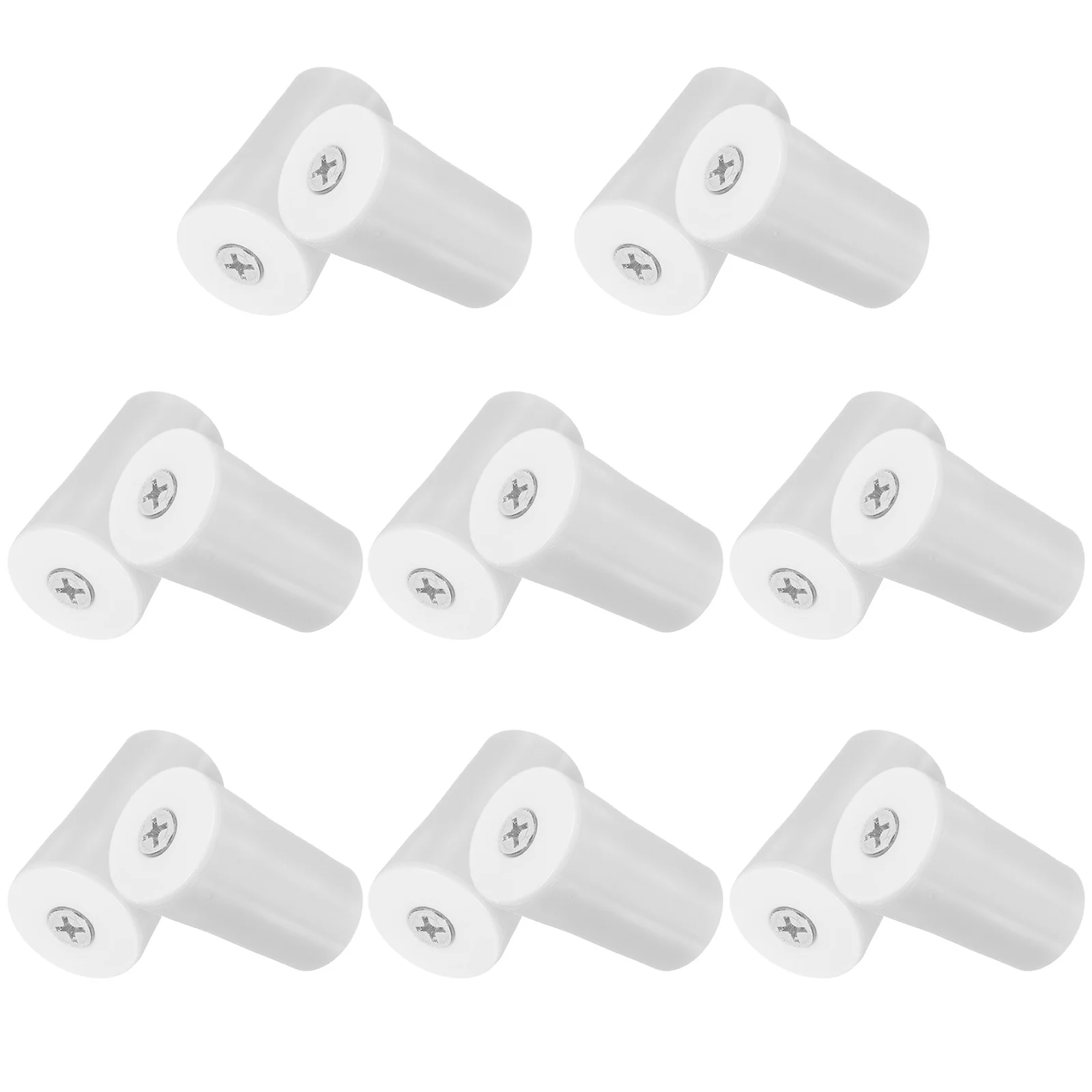 

16pcs Blind Stops Fasteners Replacement Parts Plantation Repair Kit Smooth Operation Plastic Shutter Stop Curtain Roller Shutter