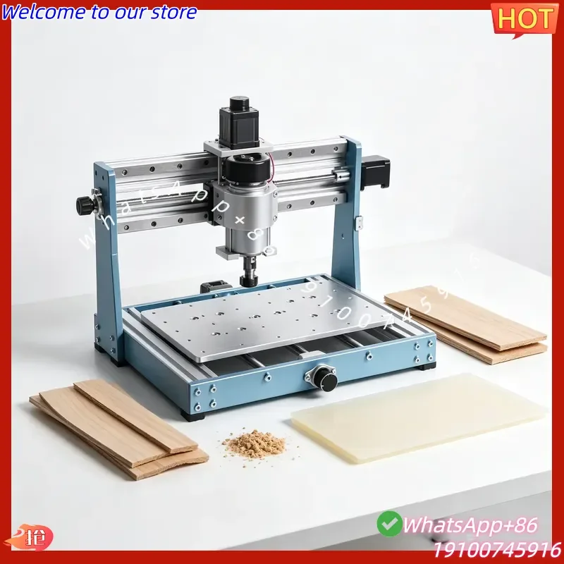 2026Hot CNC 3020 PRO MAX 2-in-1 Machine Router Bench-Top Semiconductor 300x200x72mm Working Area 300W Spindle Acrylic